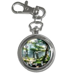 Forest Wood Nature Lake Swamp Water Trees Key Chain Watches by Uceng