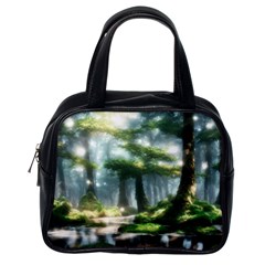 Forest Wood Nature Lake Swamp Water Trees Classic Handbag (one Side) by Uceng