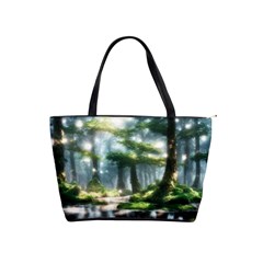 Forest Wood Nature Lake Swamp Water Trees Classic Shoulder Handbag by Uceng