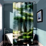 Forest Wood Nature Lake Swamp Water Trees Shower Curtain 36  x 72  (Stall)  Curtain(36 X72 ) - 33.26 x66.24  Curtain(36 X72 )