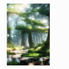 Forest Wood Nature Lake Swamp Water Trees Small Garden Flag (two Sides) by Uceng