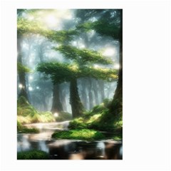 Forest Wood Nature Lake Swamp Water Trees Large Garden Flag (two Sides) by Uceng