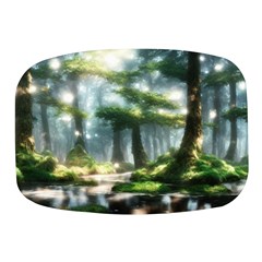 Forest Wood Nature Lake Swamp Water Trees Mini Square Pill Box by Uceng