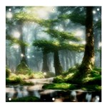 Forest Wood Nature Lake Swamp Water Trees Banner and Sign 4  x 4  Front