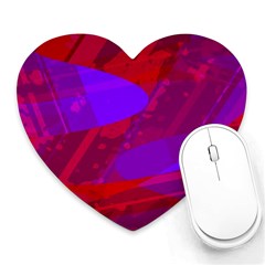 Background Pattern Purple Texture Design Wallpaper Heart Mousepad by Uceng