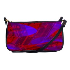 Background Pattern Purple Texture Design Wallpaper Shoulder Clutch Bag by Uceng