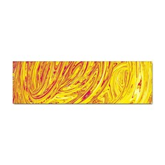 Red Yellow Abstract Wallpapers Abstracts Liquids Sticker (bumper)