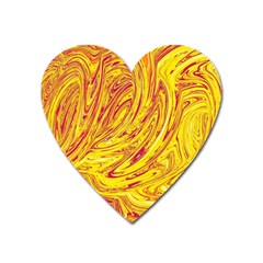 Red Yellow Abstract Wallpapers Abstracts Liquids Heart Magnet by Uceng