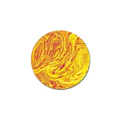 Red Yellow Abstract Wallpapers Abstracts Liquids Golf Ball Marker (10 Pack) by Uceng