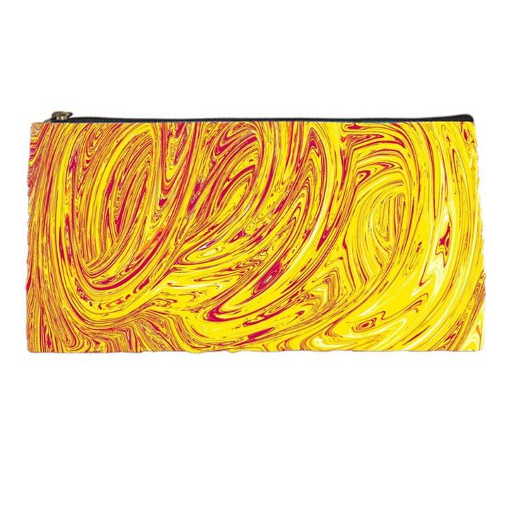 Red Yellow Abstract Wallpapers Abstracts Liquids Pencil Case