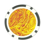 Red Yellow Abstract Wallpapers Abstracts Liquids Poker Chip Card Guard (10 pack) Front