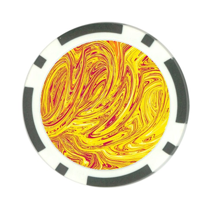 Red Yellow Abstract Wallpapers Abstracts Liquids Poker Chip Card Guard (10 pack)