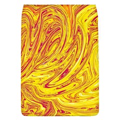 Red Yellow Abstract Wallpapers Abstracts Liquids Removable Flap Cover (l) by Uceng