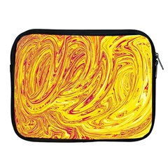 Red Yellow Abstract Wallpapers Abstracts Liquids Apple Ipad 2/3/4 Zipper Cases by Uceng