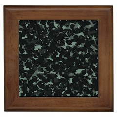 Pattern Texture Army Military Background Framed Tile by Uceng