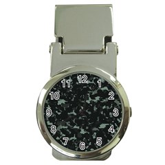 Pattern Texture Army Military Background Money Clip Watches by Uceng