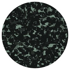 Pattern Texture Army Military Background Round Trivet by Uceng