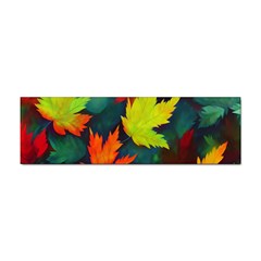 Leaves Foliage Autumn Nature Forest Fall Sticker (bumper) by Uceng