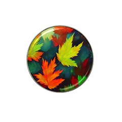 Leaves Foliage Autumn Nature Forest Fall Hat Clip Ball Marker (4 Pack) by Uceng