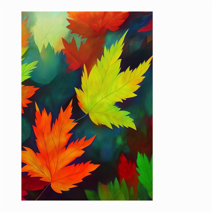 Leaves Foliage Autumn Nature Forest Fall Small Garden Flag (Two Sides)