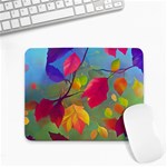 Leaves Foliage Autumn Branch Trees Nature Forest Small Mousepad Front