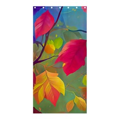 Leaves Foliage Autumn Branch Trees Nature Forest Shower Curtain 36  X 72  (stall)  by Uceng