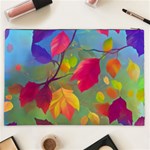 Leaves Foliage Autumn Branch Trees Nature Forest Cosmetic Bag (XXL) Back