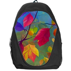 Leaves Foliage Autumn Branch Trees Nature Forest Backpack Bag by Uceng