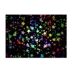 Christmas Star Gloss Lights Light Sticker A4 (10 pack)