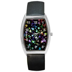 Christmas Star Gloss Lights Light Barrel Style Metal Watch