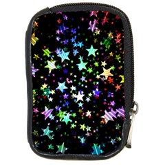 Christmas Star Gloss Lights Light Compact Camera Leather Case