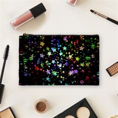 Christmas Star Gloss Lights Light Cosmetic Bag (Medium)