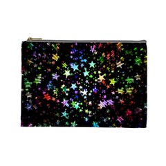 Christmas Star Gloss Lights Light Cosmetic Bag (Large)