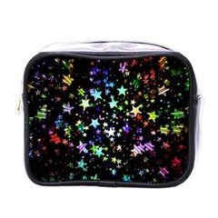 Christmas Star Gloss Lights Light Mini Toiletries Bag (One Side)