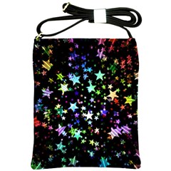 Christmas Star Gloss Lights Light Shoulder Sling Bag