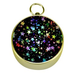 Christmas Star Gloss Lights Light Gold Compasses by Uceng