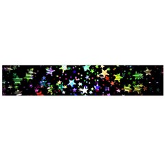 Christmas Star Gloss Lights Light Large Flano Scarf 