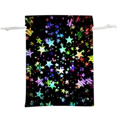 Christmas Star Gloss Lights Light Lightweight Drawstring Pouch (XL)