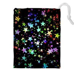 Christmas Star Gloss Lights Light Drawstring Pouch (4XL)