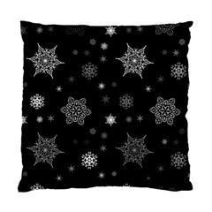 Christmas Snowflake Seamless Pattern With Tiled Falling Snow Standard Cushion Case (one Side) by Uceng