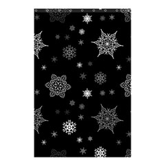 Christmas Snowflake Seamless Pattern With Tiled Falling Snow Shower Curtain 48  X 72  (small)  by Uceng