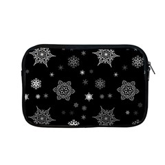 Christmas Snowflake Seamless Pattern With Tiled Falling Snow Apple Macbook Pro 13  Zipper Case by Uceng