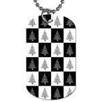 Christmas Tree Xmas Tree Dog Tag (Two Sides) Front