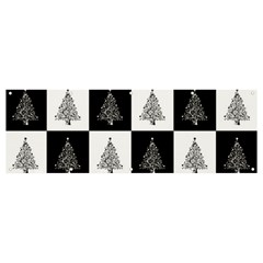 Christmas Tree Xmas Tree Banner And Sign 12  X 4  by Uceng