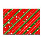 Christmas Paper Star Texture Sticker A4 (100 pack) Front