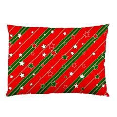 Christmas Paper Star Texture Pillow Case by Uceng