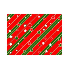 Christmas Paper Star Texture Flano Blanket (mini) by Uceng