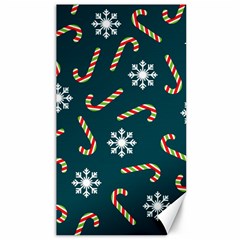 Christmas Seamless Pattern With Candies Snowflakes Canvas 40  X 72  by Uceng