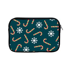 Christmas Seamless Pattern With Candies Snowflakes Apple Ipad Mini Zipper Cases by Uceng