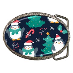 Colorful Funny Christmas Pattern Belt Buckles by Uceng